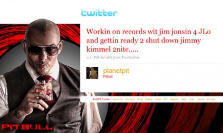 Rapper Pitbull em novo trabalho com JLo